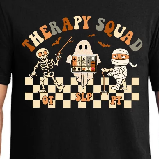 Retro Therapy Squad SLP OT PT Team Halloween Speech Physical Pajama Set