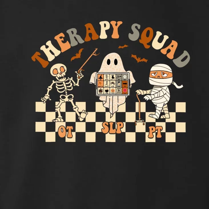 Retro Therapy Squad SLP OT PT Team Halloween Speech Physical Toddler Hoodie