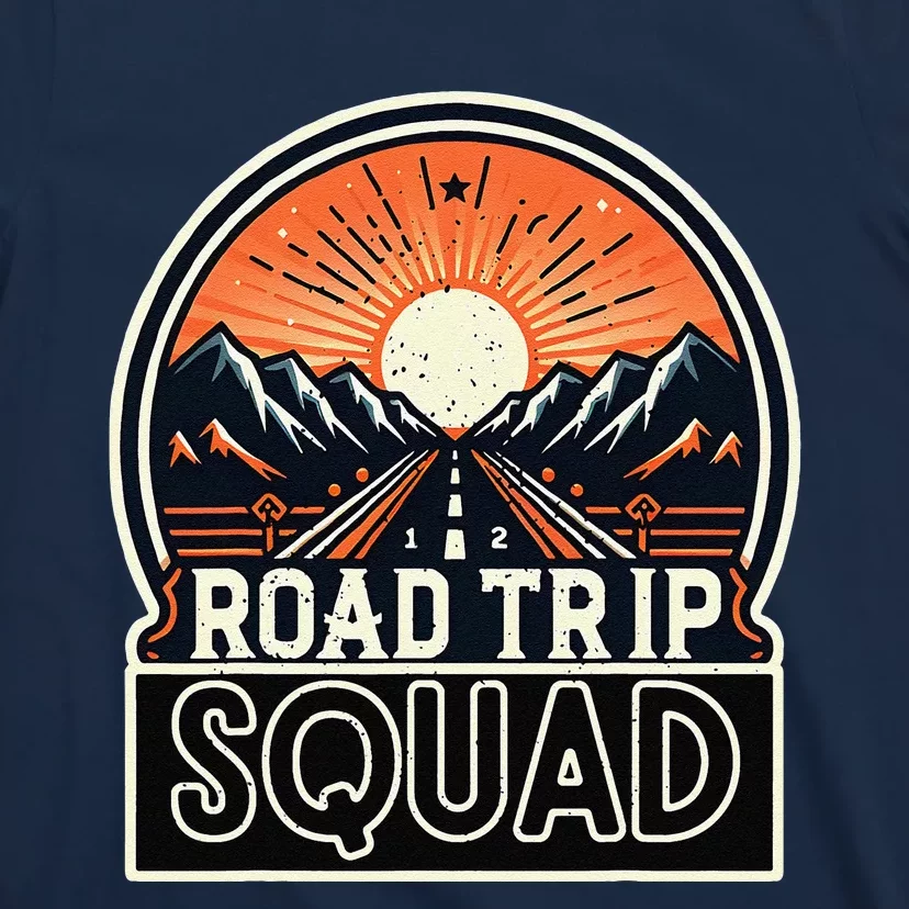 Road Trip Squad Matching Family Driving Vacation T-Shirt