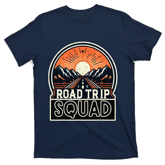 Road Trip Squad Matching Family Driving Vacation T-Shirt