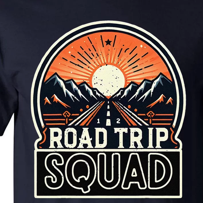 Road Trip Squad Matching Family Driving Vacation Tall T-Shirt