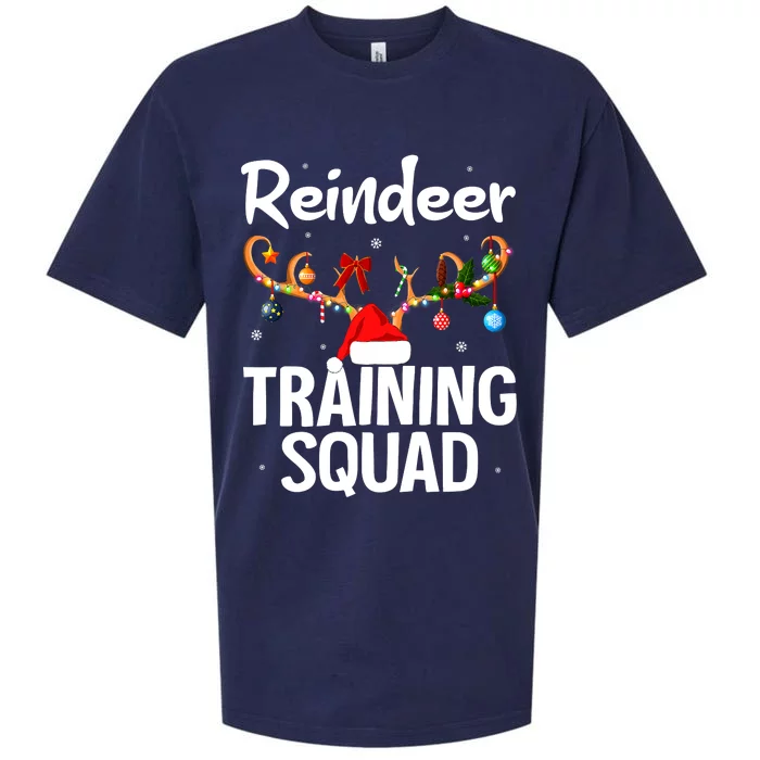 Reindeer Training Squad Team Christmas Running Xmas Gift Sueded Cloud Jersey T-Shirt