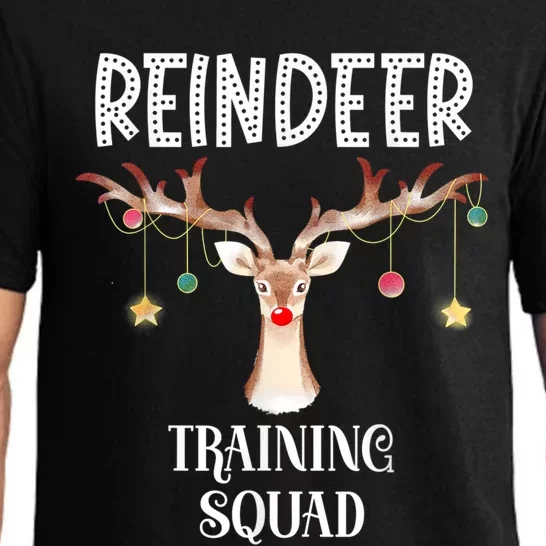 Reindeer Training Squad Funny Christmas Matching Family Gift Pajama Set