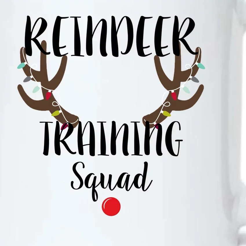 Reindeer Training Squad Black Color Changing Mug