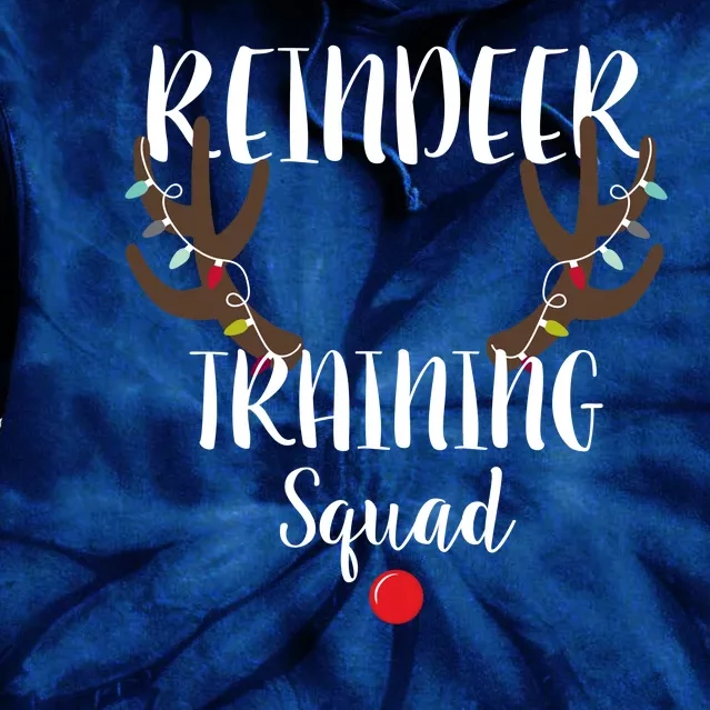 Reindeer Training Squad Tie Dye Hoodie