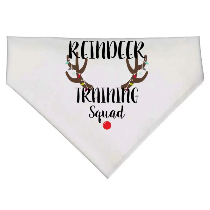 Reindeer Training Squad USA-Made Doggie Bandana