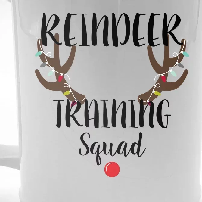 Reindeer Training Squad Front & Back Beer Stein