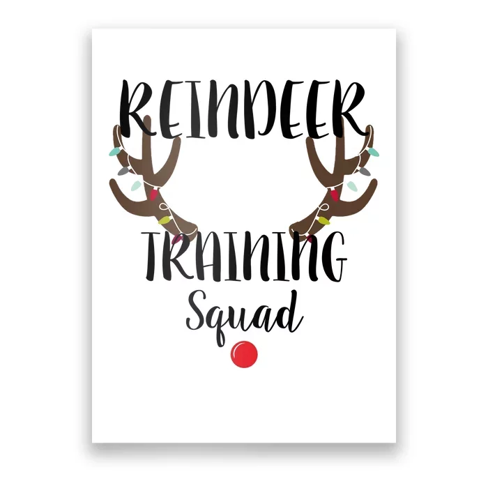 Reindeer Training Squad Poster