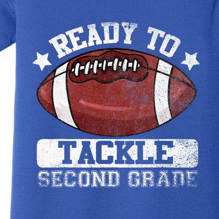 Ready To Tackle 2nd Second Grade Football Back To School Baby Bodysuit