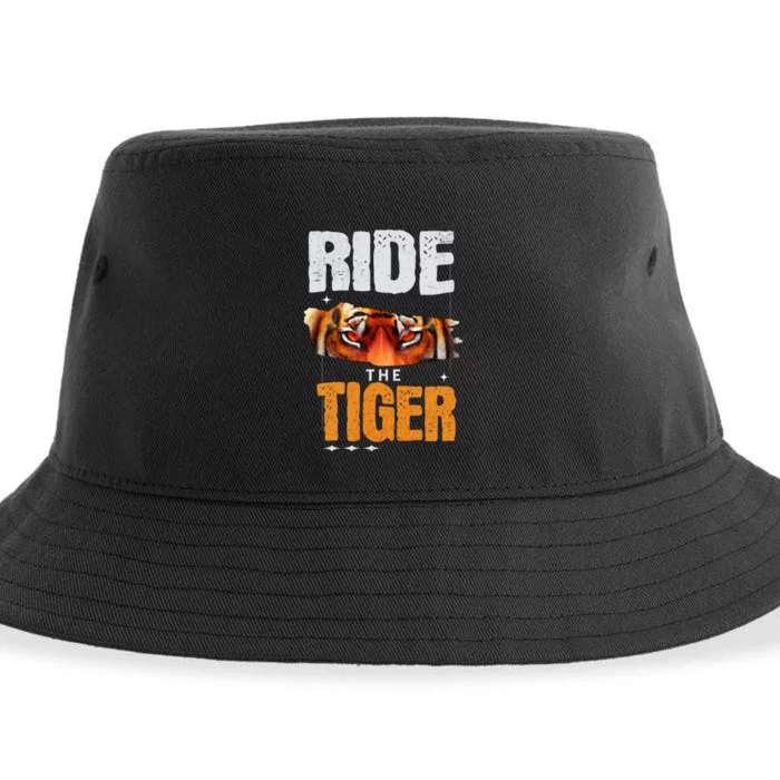 Ride The Tiger Revolt Against The Modern World Julius Evola Sustainable Bucket Hat