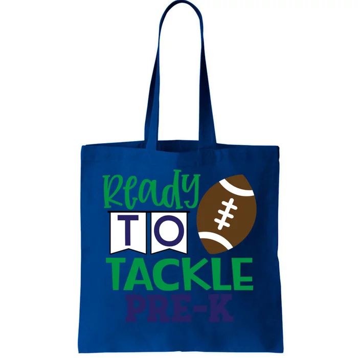 Ready To Tackle Football Theme PreKindergarten Gift Tote Bag