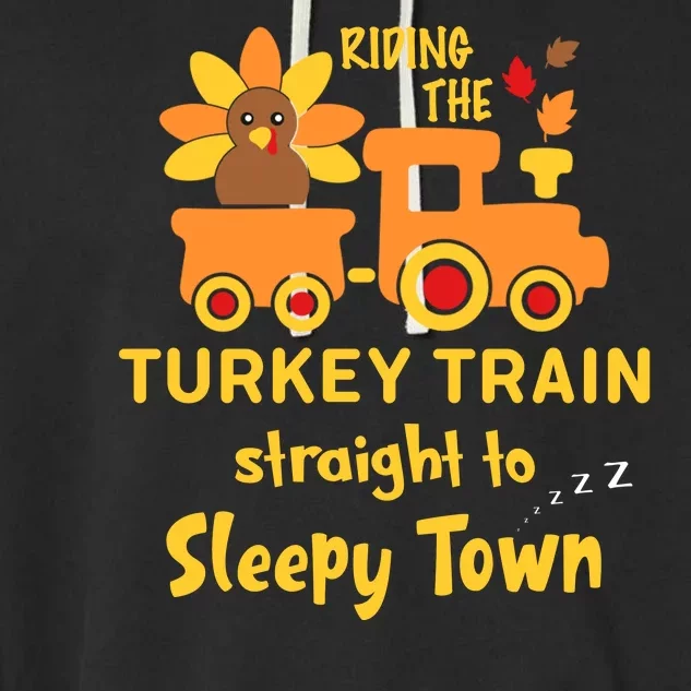 Riden The Turkey Train Sleepy Town Garment-Dyed Fleece Hoodie