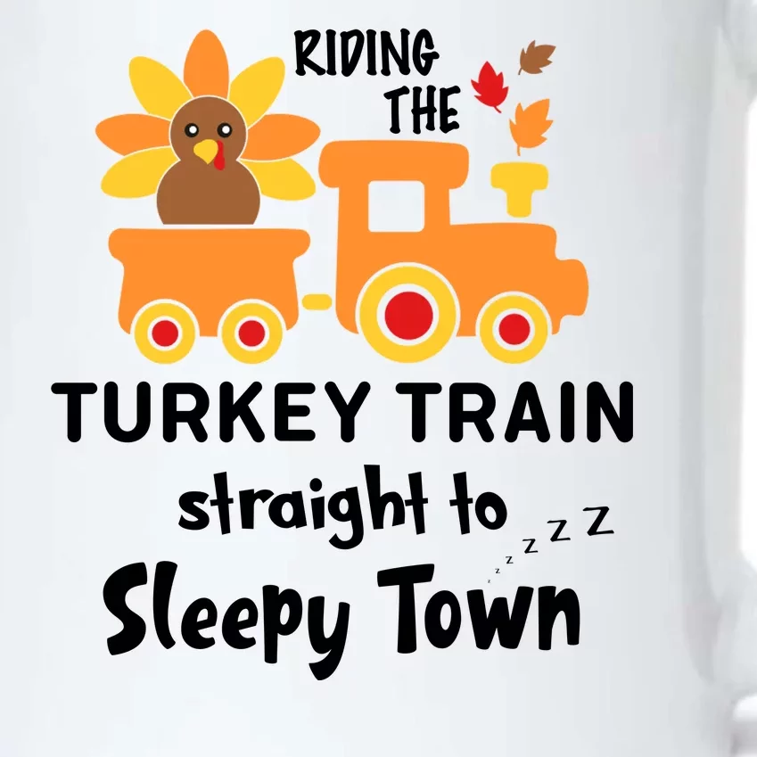 Riden The Turkey Train Sleepy Town Black Color Changing Mug