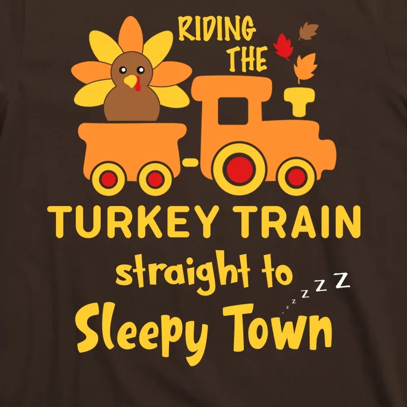 Riden The Turkey Train Sleepy Town T-Shirt