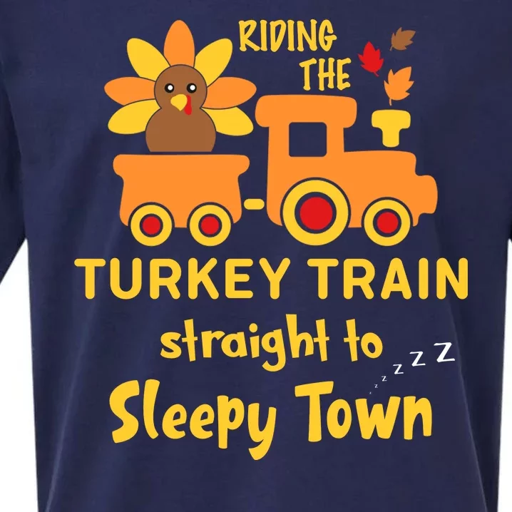 Riden The Turkey Train Sleepy Town Sueded Cloud Jersey T-Shirt