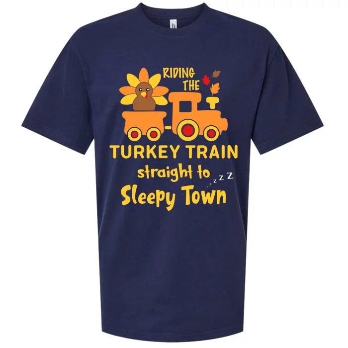 Riden The Turkey Train Sleepy Town Sueded Cloud Jersey T-Shirt