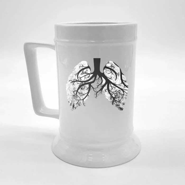 Respiratory Therapy Therapist Lung Doctor Respiratory Cute Gift Front & Back Beer Stein