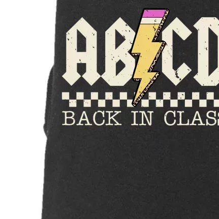 Retro Teacher Tour Abcd Back To School Classic Rock Doggie 3-End Fleece Hoodie