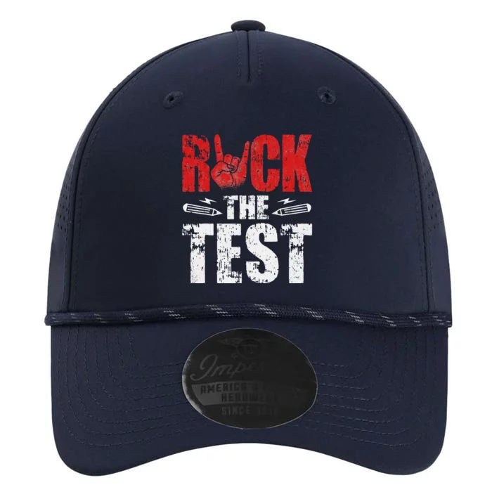 Rock The Test Distressed Students And Teachers Novelty Performance The Dyno Cap