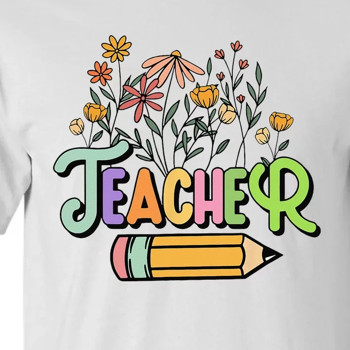 Retro Teacher Teacher for  Best Teacher Gifts Tall T-Shirt