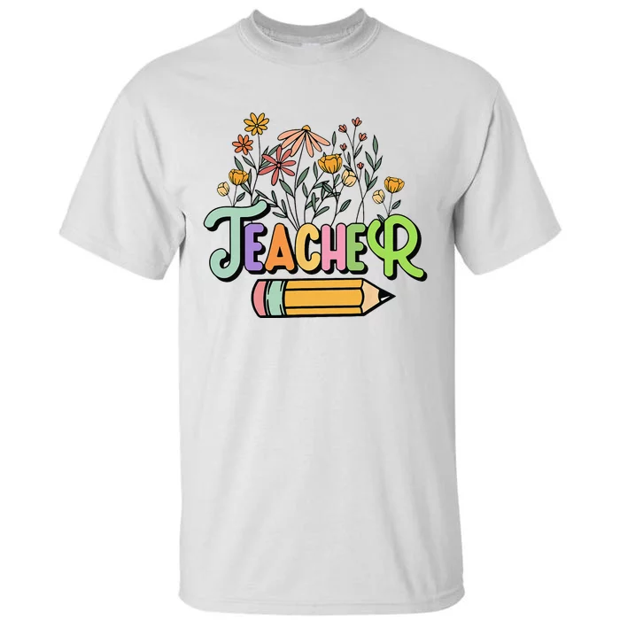 Retro Teacher Teacher for  Best Teacher Gifts Tall T-Shirt