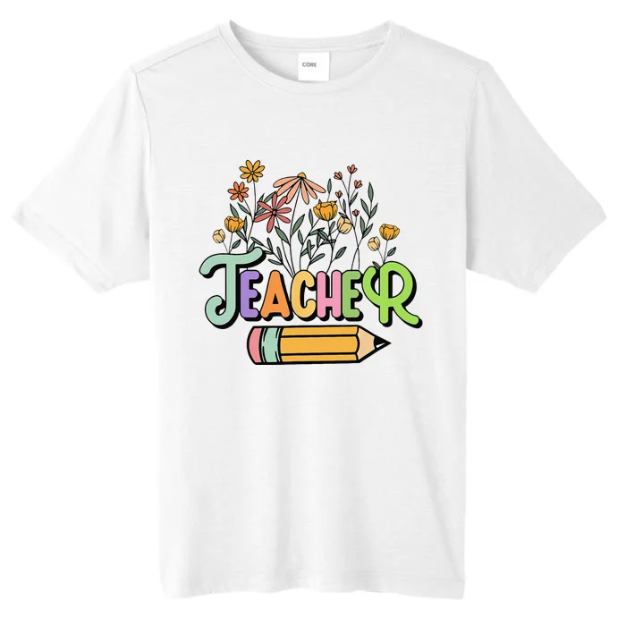 Retro Teacher Teacher for  Best Teacher Gifts ChromaSoft Performance T-Shirt