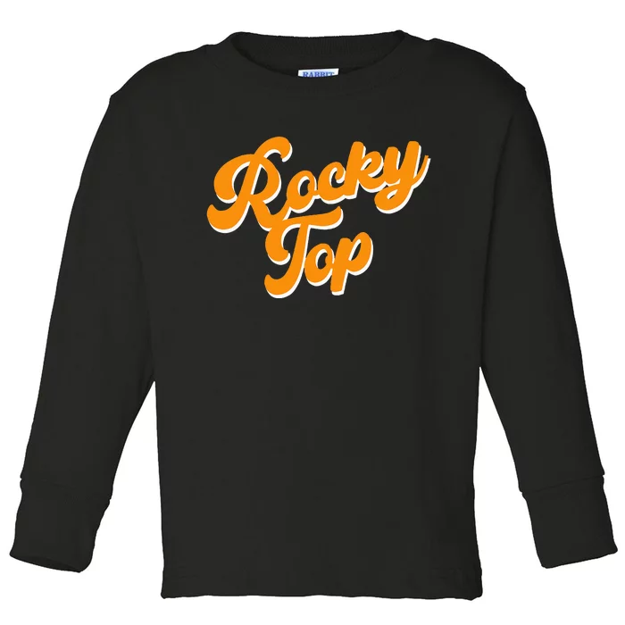 Rocky Top Tennessee Toddler Long Sleeve Shirt