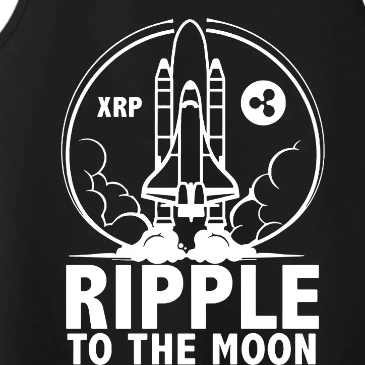 Ripple To The Moon Performance Tank