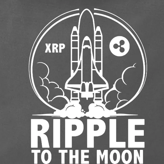 Ripple To The Moon Zip Tote Bag