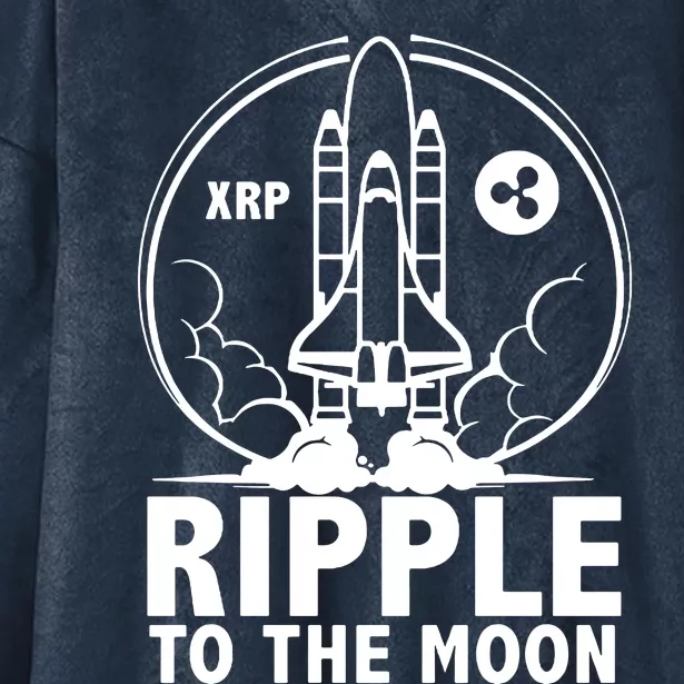 Ripple To The Moon Hooded Wearable Blanket