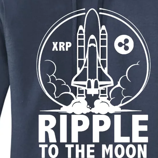 Ripple To The Moon Women's Pullover Hoodie