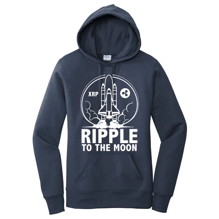 Ripple To The Moon Women's Pullover Hoodie