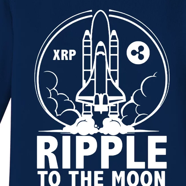 Ripple To The Moon Baby Long Sleeve Bodysuit