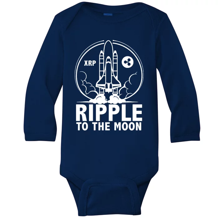 Ripple To The Moon Baby Long Sleeve Bodysuit