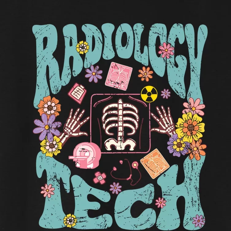 Radiology Tech Technologist Women's Crop Top Tee