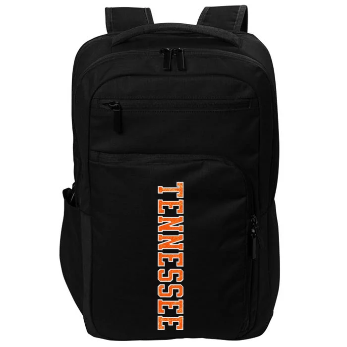 Retro Tennessee Tn Orange Vintage Design Classic Impact Tech Backpack