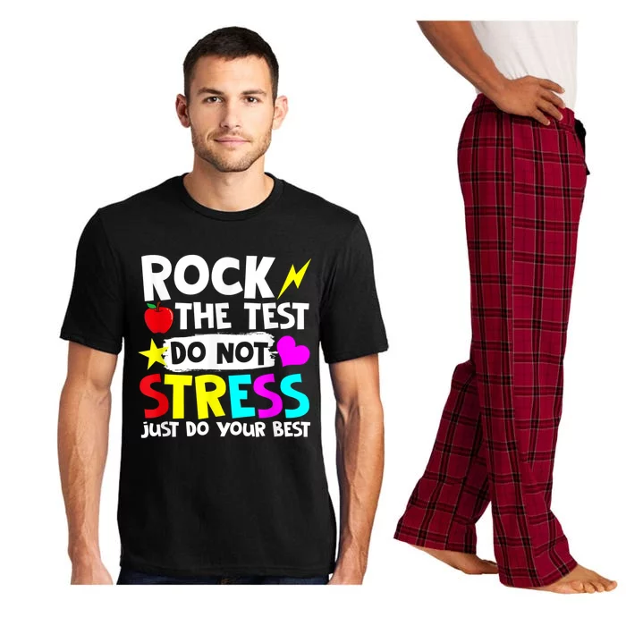 Rock The Test Dont Stress Just Do Your Best Testing Day Pajama Set