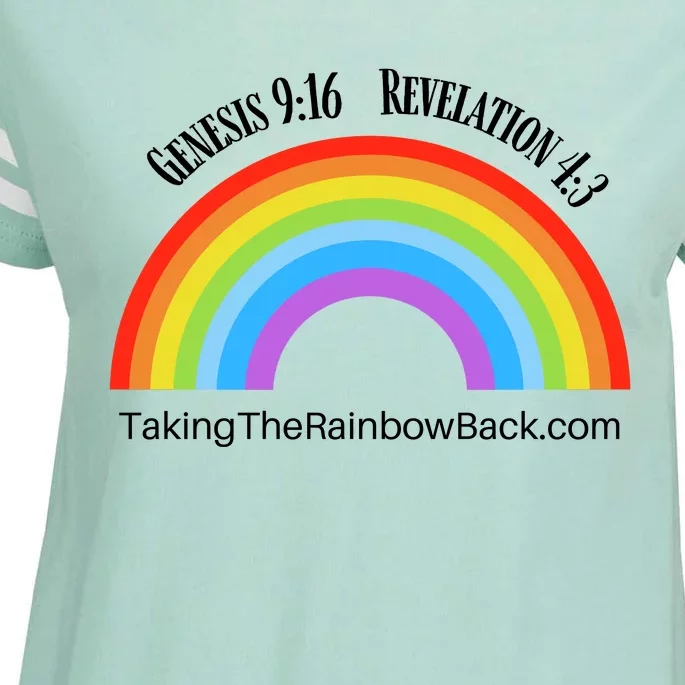 Revelation Taking The Rainbow Back Enza Ladies Jersey Football T-Shirt