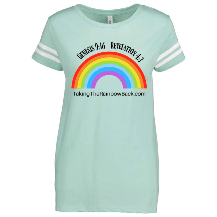 Revelation Taking The Rainbow Back Enza Ladies Jersey Football T-Shirt