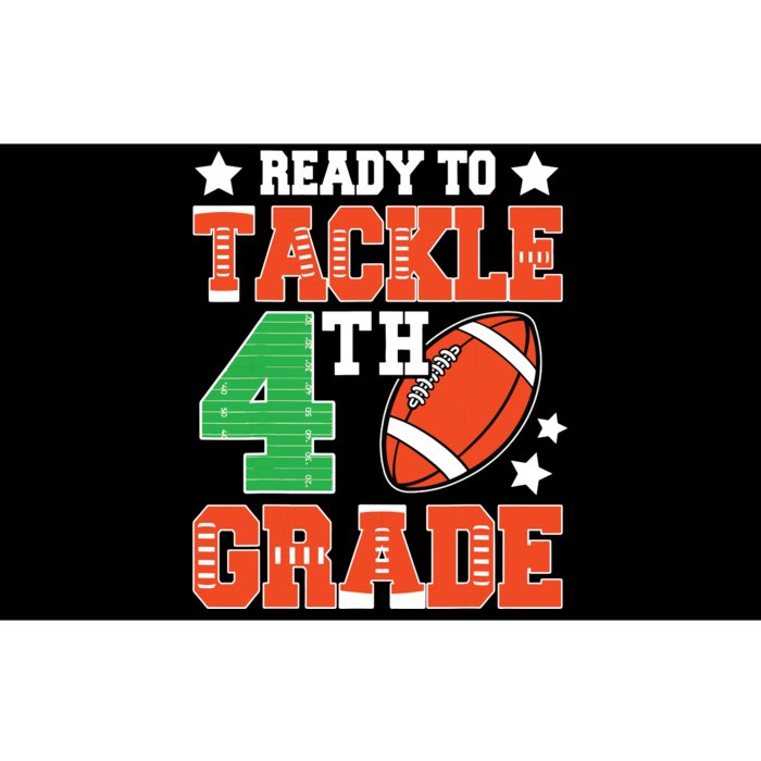 Ready To Tackle Fourth Grade Back To School Football Bumper Sticker