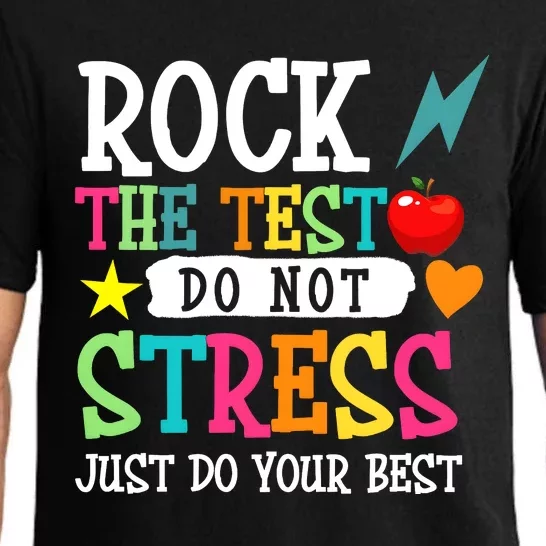 Rock The Test Teacher Life Pajama Set