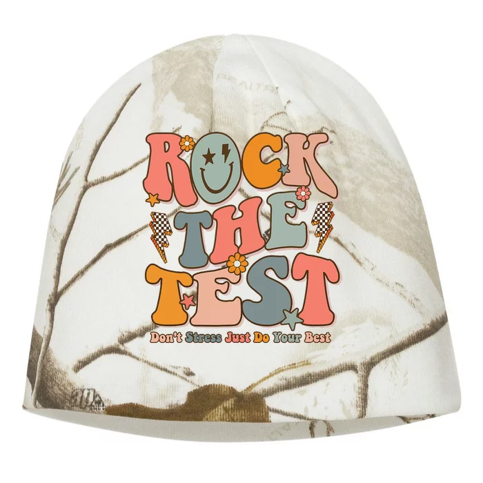 Rock The Test Testing Day DonT Stress Do Your Best Kati - Camo Knit Beanie