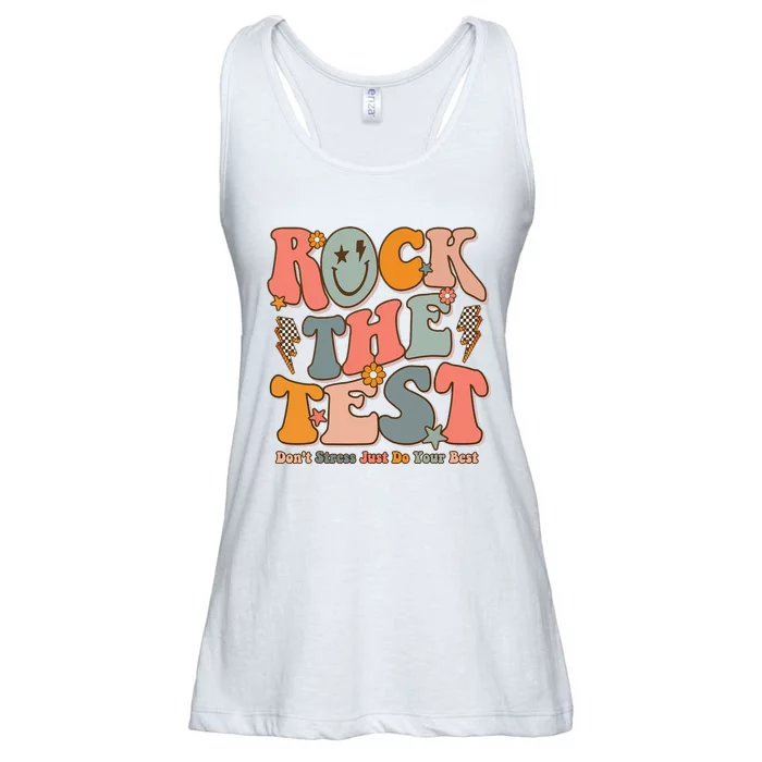 Rock The Test Testing Day DonT Stress Do Your Best Ladies Essential Flowy Tank