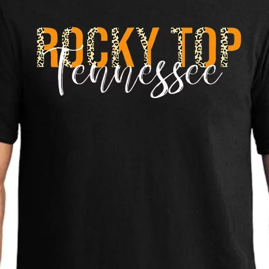 Rocky Top Tennessee Leopard Pajama Set