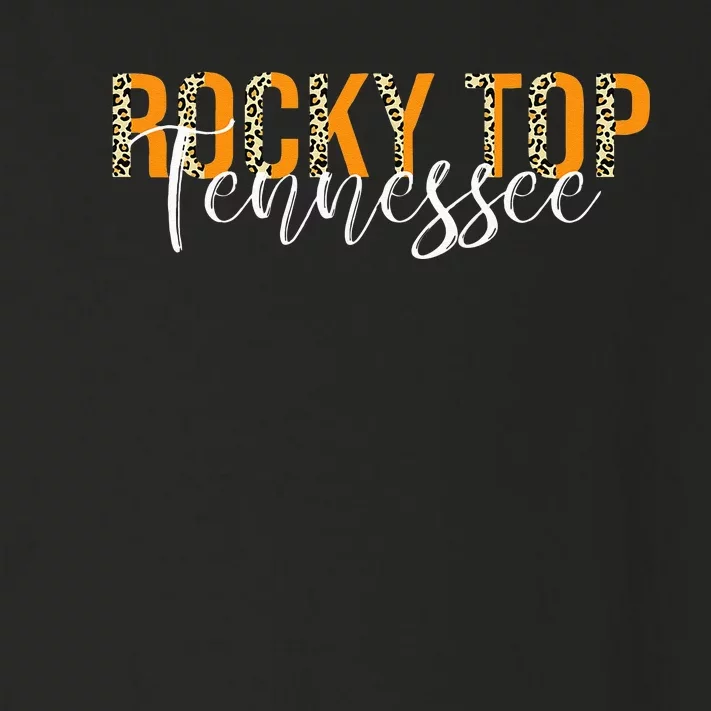 Rocky Top Tennessee Leopard Toddler Long Sleeve Shirt