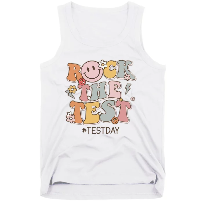 Rock The Test Testing Day Motivational Tank Top