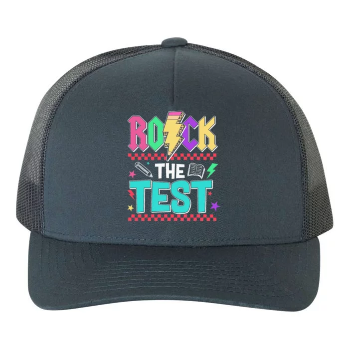 Rock The Test Testing Day Yupoong Adult 5-Panel Trucker Hat