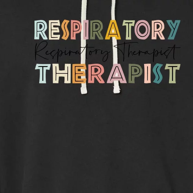 Respiratory Therapist Thankful Nurse For Mom Christmas Nurse Cool Gift Garment-Dyed Fleece Hoodie