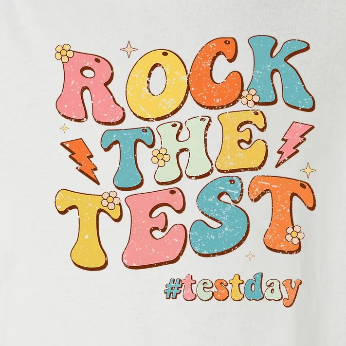 Rock The Test Testing Day Motivational Teacher Student Toddler Long Sleeve Shirt