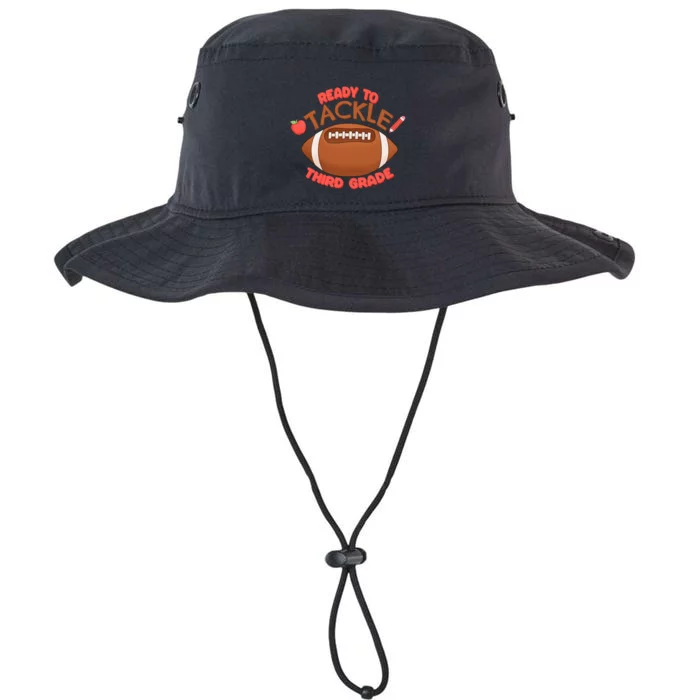 Ready To Tackle 3rd Grade Football First Day School Legacy Cool Fit Booney Bucket Hat